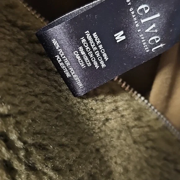 Velvet By Graham & Spencer Winter Fleece Bomber Jacket - Picture 5 of 6